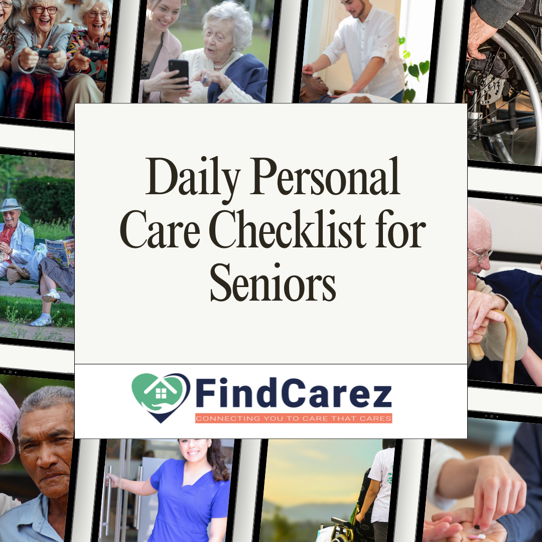 Daily Personal Care Checklist for Seniors